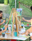 Art Experience with Food and Wine Tasting in the vineyards